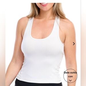GottexWomen's White Racerback Tank